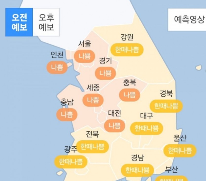 미세먼지 나쁨